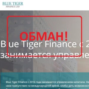Blue Tiger Finance (tigeronefinance.com) — отзывы. Мошенники?
