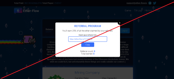 Ether Flow – Примитивный майнинг криптовалюты. Реальные отзывы о ether-flow.io