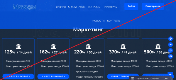 Neiron – Создание технологий настоящего и будущего. Отзывы о neiron.net