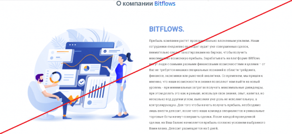 Bitflows – Инвестиционная компания. Реальные отзывы о bitflows.cc
