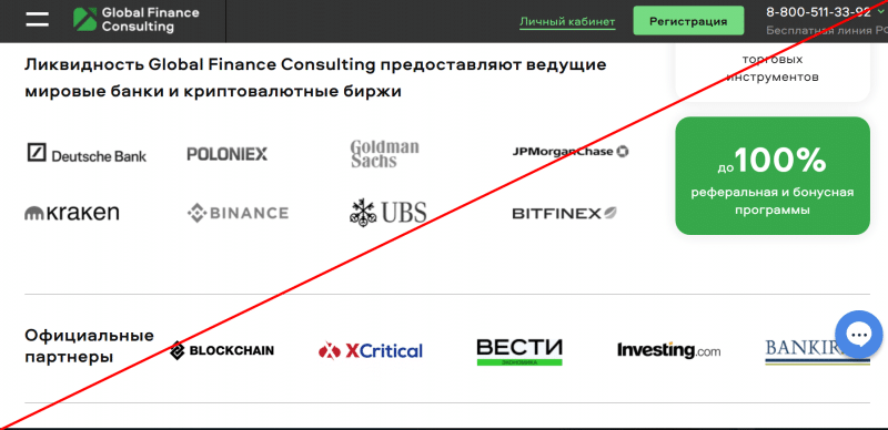 Global Finance Consulting – Лживый Форекс брокер. Отзывы о glfin.org