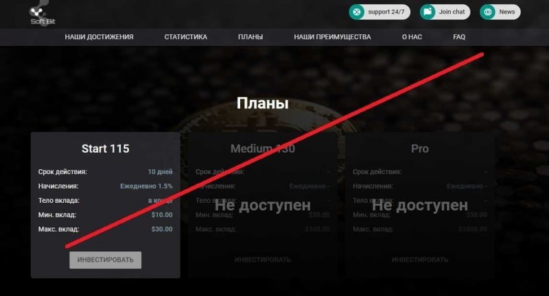 Soft Bit – сомнительный заработок на криптовалюте. Отзывы о soft-bit.biz