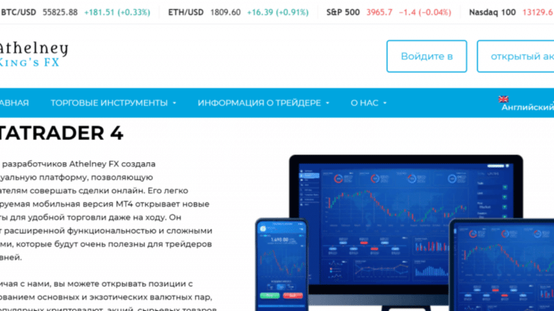 Athelney FX – лживая торговля. Отзывы о athelneyfx.com