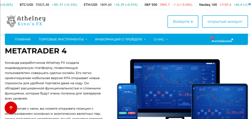 Athelney FX – лживая торговля. Отзывы о athelneyfx.com