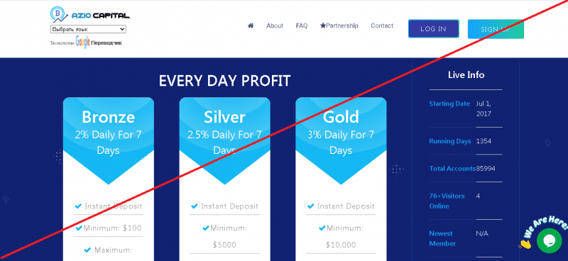Azio Capital – Посредственный хайп к вашим услугам. Реальные отзывы о aziocapital.com