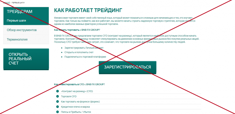 BNB FX Group — отзывы о платформе. Развод или нет? - Seoseed.ru