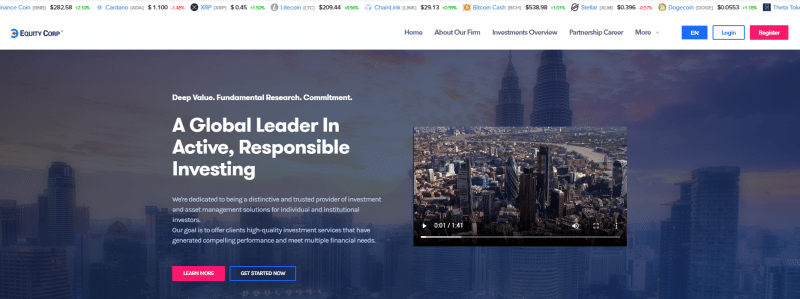 Брокер Equity Corp — стоит ли доверять? Отзывы