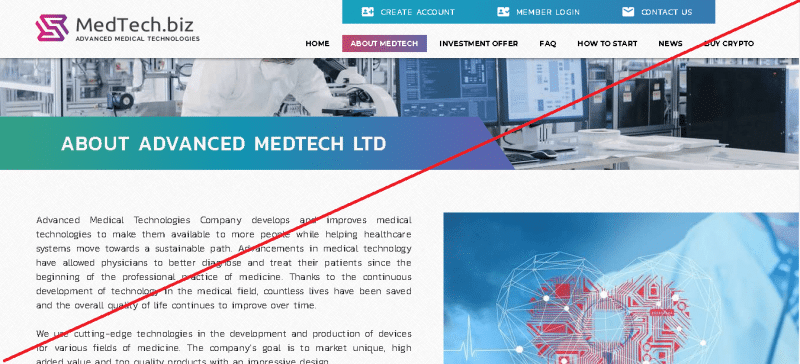 MedTech – Инвестиции в медицину вместе с крупной компанией. Реальные отзывы о medtech.biz