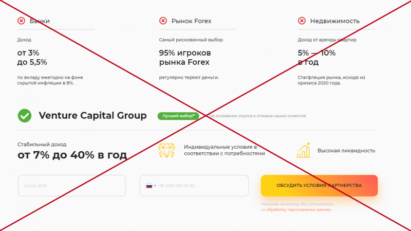 Venture Capital Group (myvcg.ru) — отзывы. Честный проект? - Seoseed.ru