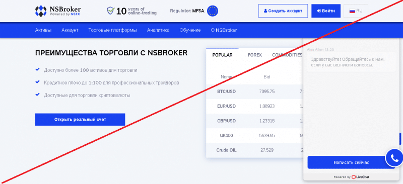 NSBroker – Инвестиции на расстоянии одного клика. Реальные отзывы о nsbroker.com