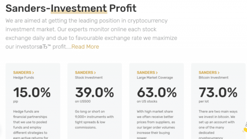Sanders Invest – дешевый Форекс брокер. Отзывы о лохотроне