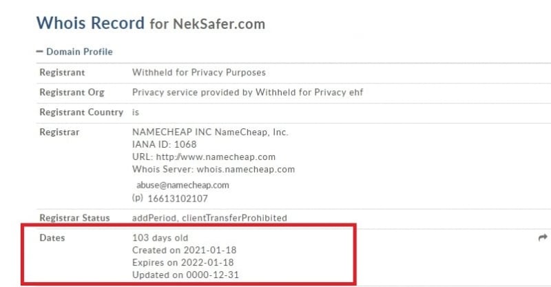 Юридическая компания neksafer.com — отзывы о проекте