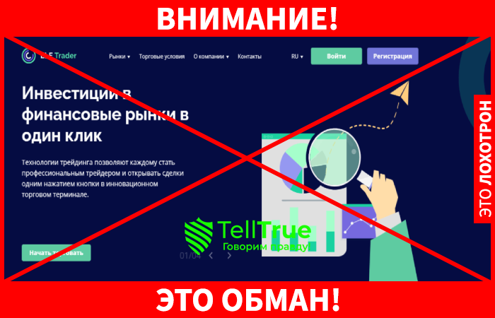 Ele Trader – специалист по обману, выкачиванию денег и беспричинной блокировке аккаунтов