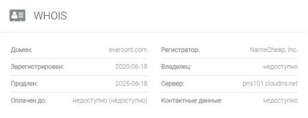 Evercont – банальное выкачивание средств, скрытое под предлогом выгодного инвестирования