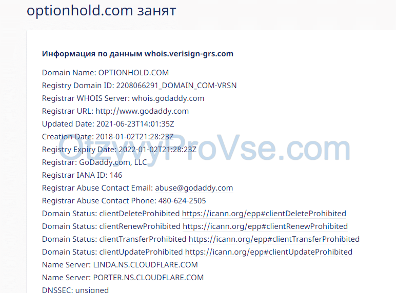 Option Hold