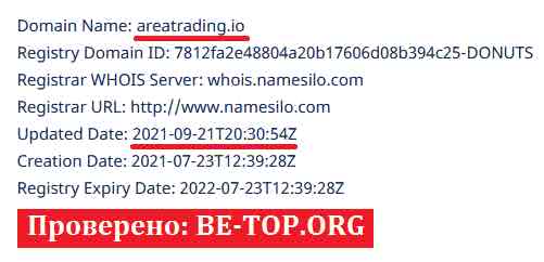 Areatrading МОШЕННИК отзывы и вывод денег