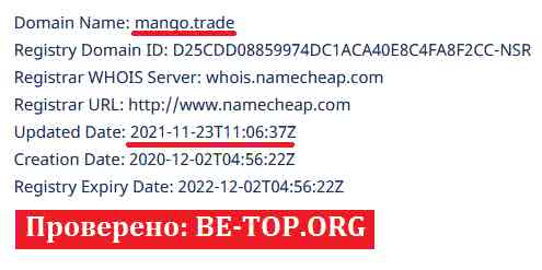 ManGo Trade МОШЕННИК отзывы и вывод денег