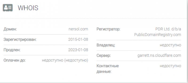 Nersol – обзор липовой инвестиционной компании