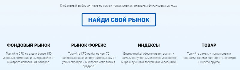 Обзор условий Energy-markets: анализ деятельности и отзывы