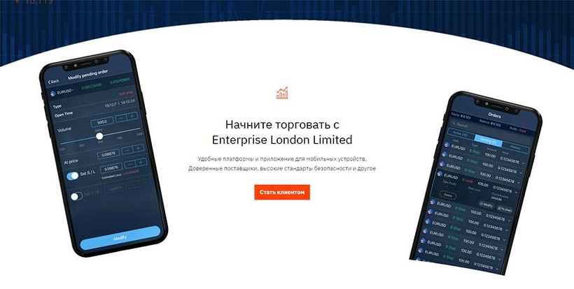 Отзывы клиентов о Enterprise London Limited  - обзор Форекс брокера
