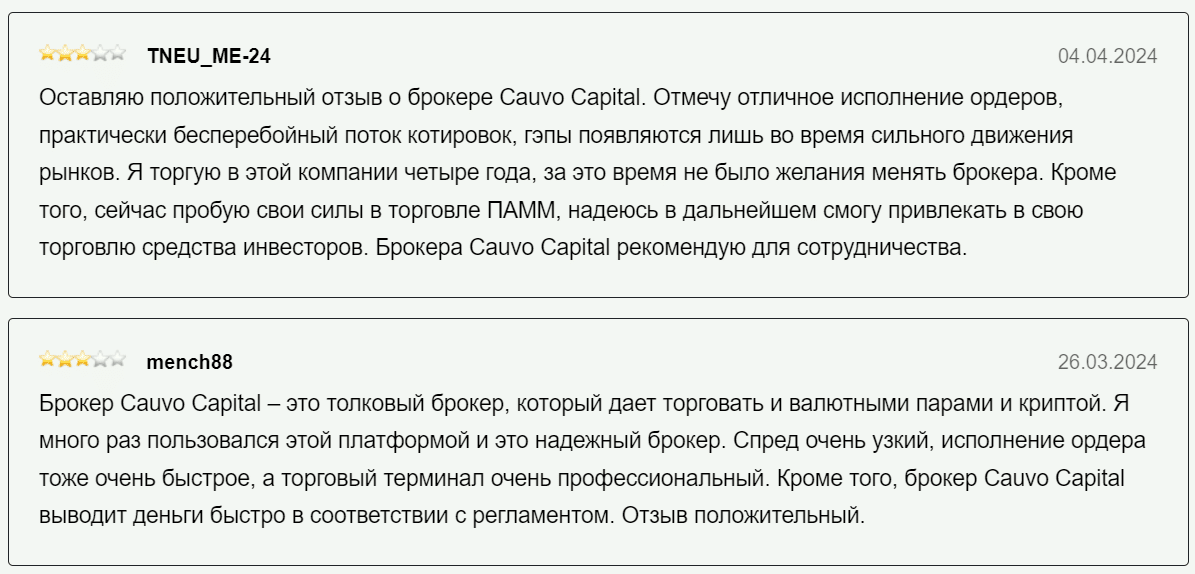 Обзор проекта Cauvo Capital: как функционирует брокер? Реальные отзывы со всего интернета