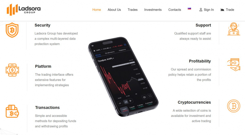 Анализ проекта Ladsora Group: отзывы, форекс-трейдинг
