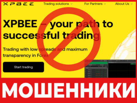 Брокер-мошенник XPbee  — обзор, отзывы, схема обмана