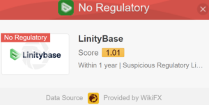 Linitybase (linitybase.com) лжеброкер! Отзыв TellTrue