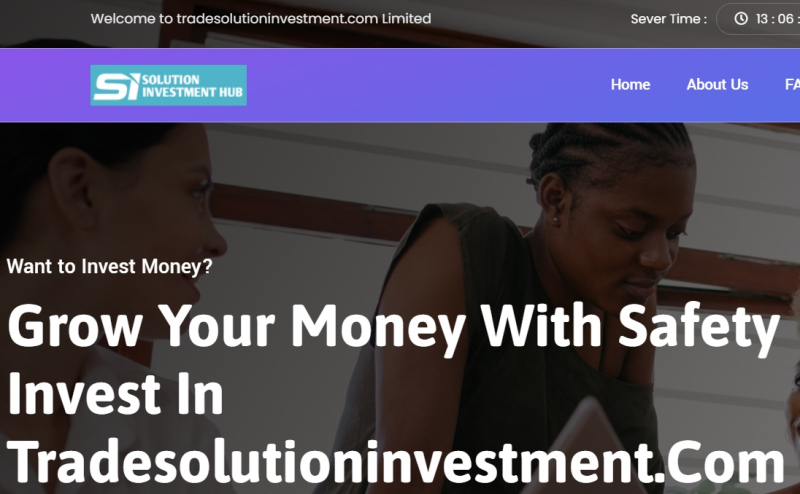 Остерегаемся. SOLUTION INVESTMENT HUB(tradesolutioninvestment.com) — возможно лжеброкер? Отзывы, возврат денег.