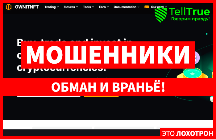 OwnItNFT SCAM (ownitnft.com) еще один криптолохотрон!