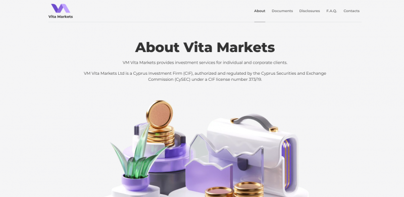 Vita Markets отзывы. Лжеброкер?