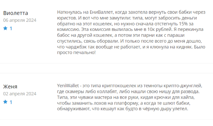 Yeniwallet (yeniwallet.com) мошеннический криптокошелек!